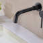 Robinet de salle de bain mural à poignée simple-126707689