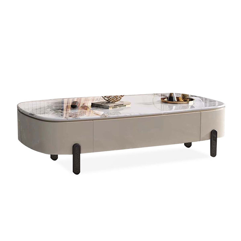 Table basse rectangulaire en bois manufacturé