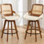 Tabouret de bar et de comptoir pivotant Shayleah-788616363-803709739