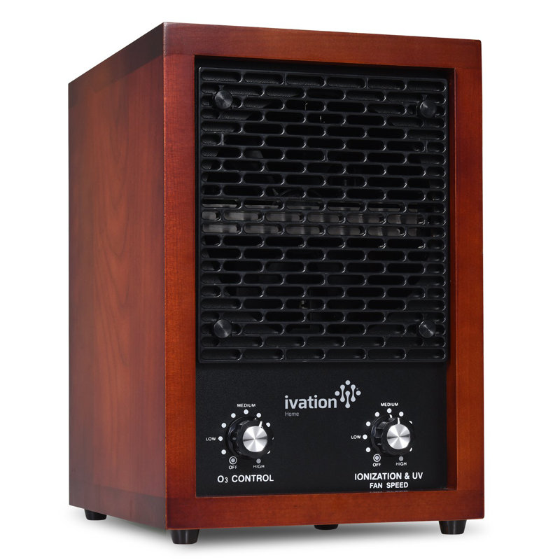 Ivation Cherry Wood HEPA Air Purifier with Ozone Generator