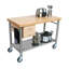 Cucina Magnifico Prep Table with Wood Top