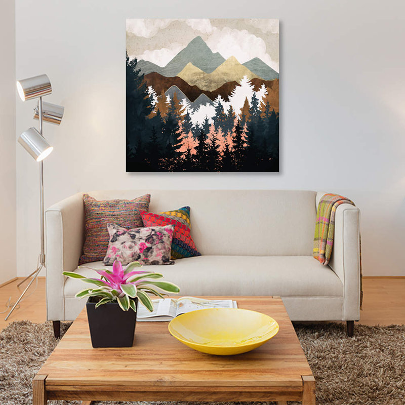 Forest View by SpaceFrog Designs - Wrapped Canvas Giclee Art Print, 45.72 cm H x 45.72 cm W x 1.91 cm D