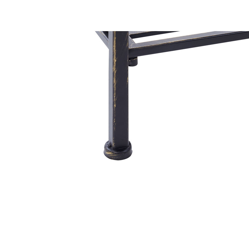 Metal Freestanding Bathroom Shelves, Black