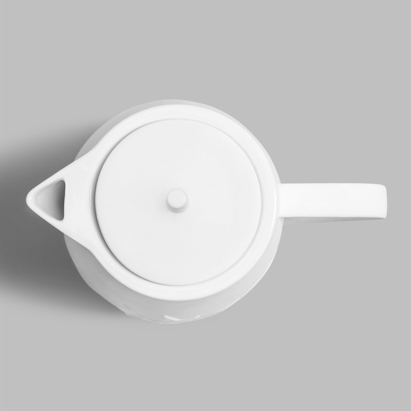 Lotus porcelain teapot