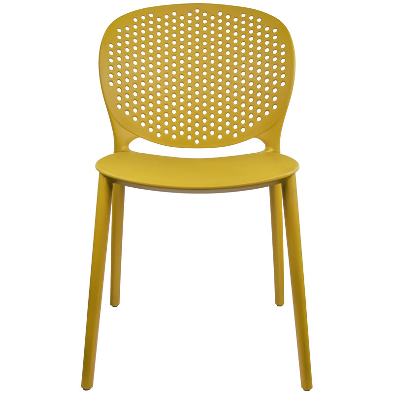 Chaise de salle à manger Bohemian Ecletctique, Jaune
