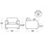 Fauteuil surdimensionné rembourré 42 po Ives-94482148