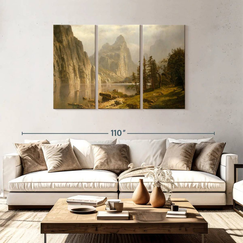 Alvord Merced River, vallée de Yosemite, H 48 po x l 74 po