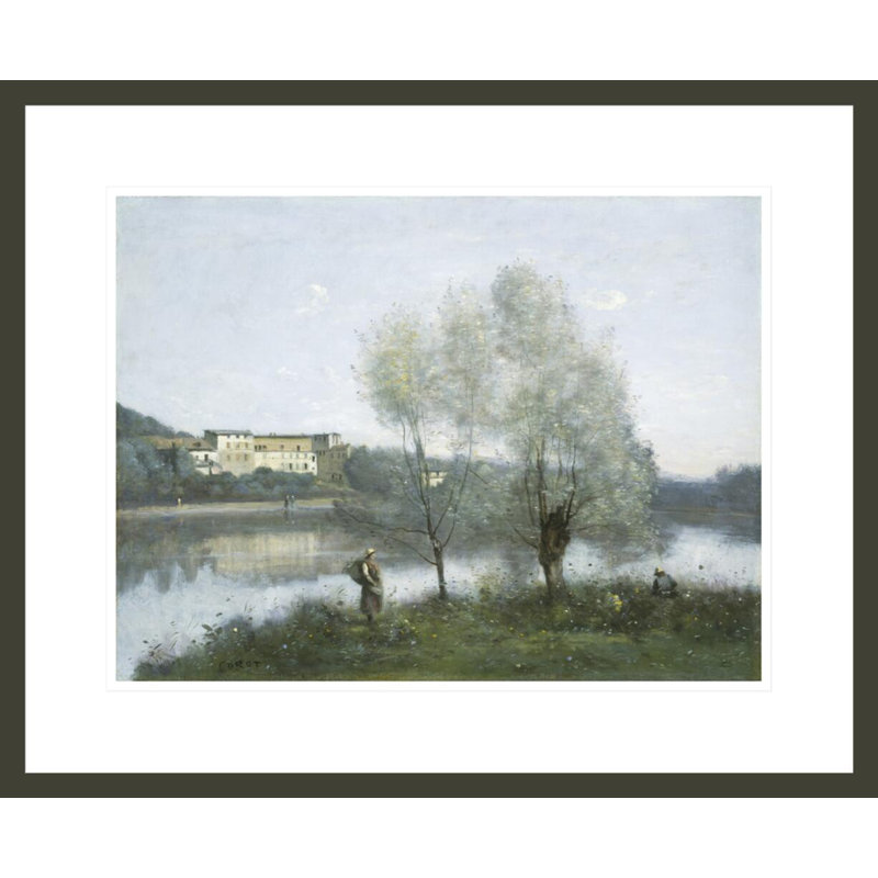 Ville-d'Avray par Jean-Baptiste-Camille Corot, H 17,75 po x l 21,71 po