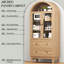 Grande armoire de rangement arquée 71 "-130025273