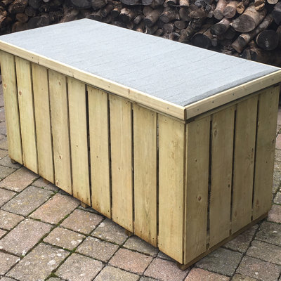 127cm W x 56cm D Wood Log Store