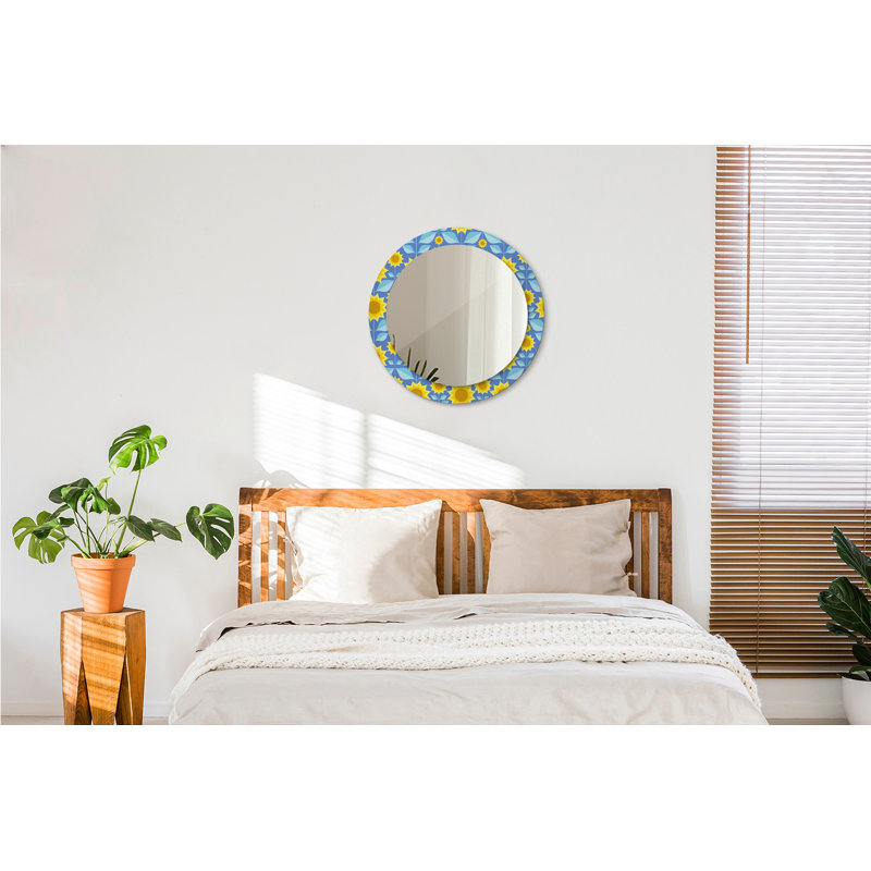 Huldar Glass Flat Wall Mirror
