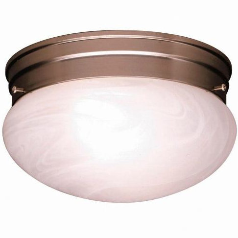 Ceiling Space Glass Flush Mount, 5.5" H x 9.5"