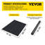 6Ftx250ft Premium Weed Barrier Garden Landscape Fabric 4OZ PP Woven Weed Control Fabric Gardening Mat Heavy Duty