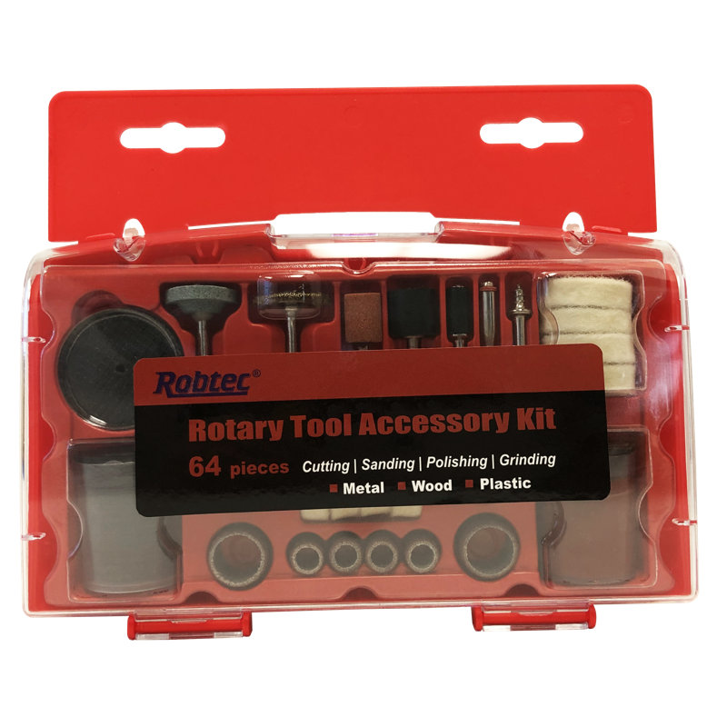 Trousses d'accessoires pour outils rotatifs 64 pièces WFX Utility ™