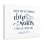 I Will Be You Isaiah 43:2 - Wrapped Canvas Print-1640115352