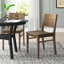 Chaise d'appoint en bois massif Arieli