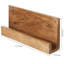 Solid Wood 15.2cm H Media Shelves