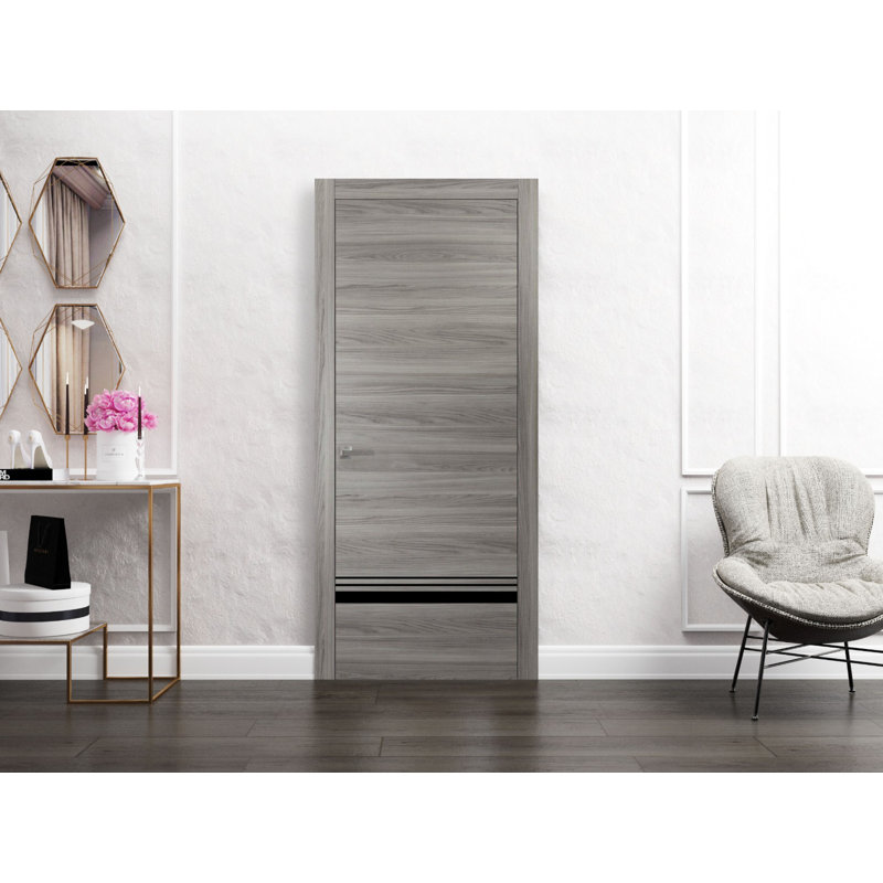 Porte intérieure moderne avec poignée | Planum 0012 | Garniture simple à panneau simple Regural | Portes de salle de bain robustes