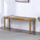 Carveth 44'' Wide Herringbone Solid Wood Rustic Style Dining & Entryway Bench