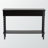 Altha 2-Drawer Console Table in Black Finish with Spindle Legs, 32.15" H X 45.1" W X 12.81" D-1064770321