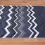 Tapis bleu à zigzag Abani Parker PAR160A-1708032095