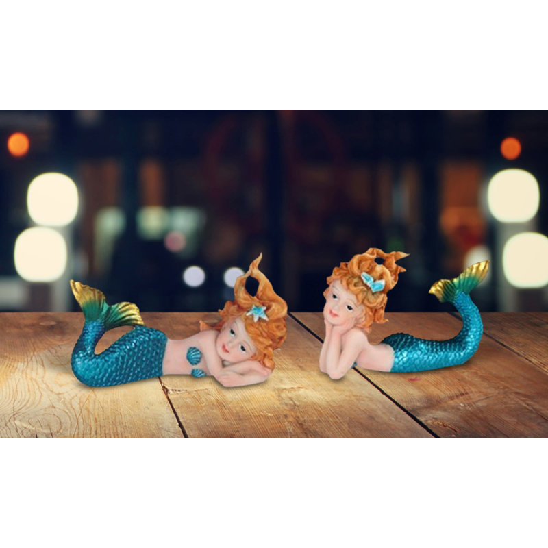 Figurine Dawson-Jack 2 pièces mini sirène 4,5 "cadeaux uniques