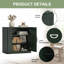 Armoire de rangement avec tablettes réglables Nashaya-901507233-901977406