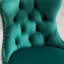 Tabourets de bar pivotants en velours à hauteur réglable de 25 à 33 pouces, base de 17,7 pouces, tabourets de bar rembourrés modernes avec dossier capitonné confortable pour un pub à la maison et un îlot de cuisine