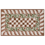 Mocha Check Rug