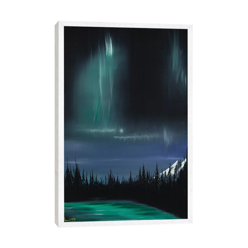 Collison II by Christian Klingeler - Print on Canvas, 66.04cm H x 20.32cm W x 3.81cm D, White Framed Canvas