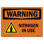 Nitrogen In Use With Symbol Aluminum Sign 12 x 18