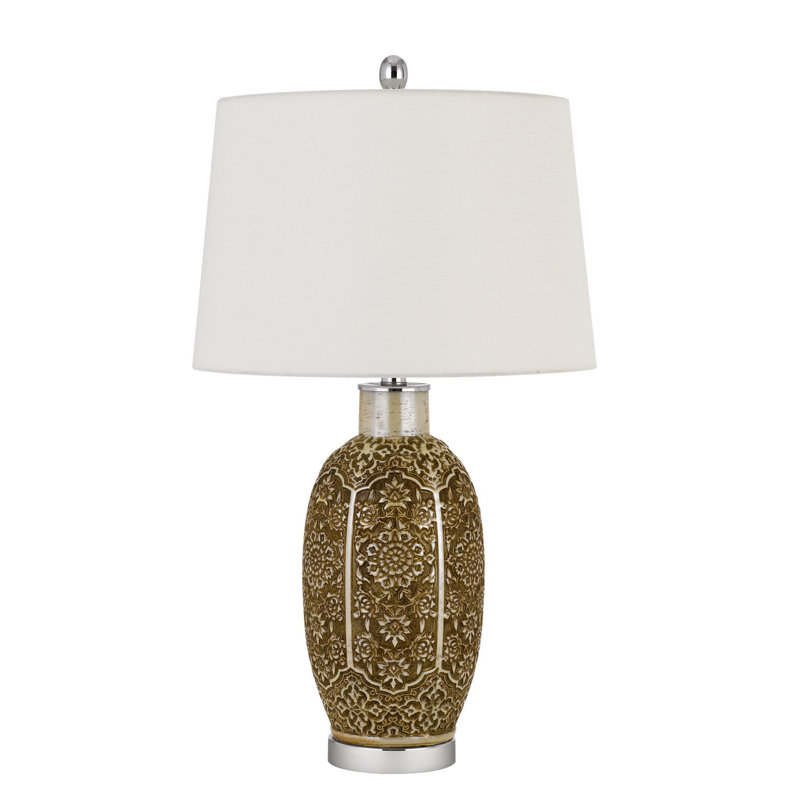 Lampe de table en acier brossé 28,5 po Askil