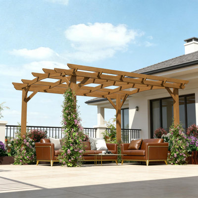 Pergola arquée, treillis de jardin pour l'extérieur