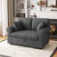 Canapé-lit en chenille avec coussin amovible-1171106394
