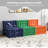 Boho Tribal Velvet Stackable Interchangeable Modular Sofa-1323832725