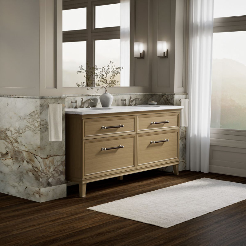 Artifacts 72 In. Bathroom Vanity Cabinet, Cream