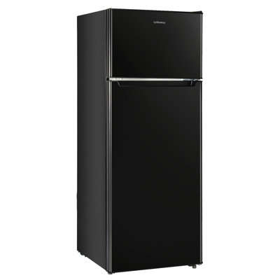 7.7 Cu.Ft. Double Door Refrigerator With Freezer For Apartment, Office, Dorm,ENERGY STAR