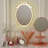 Melannco LED Bow Mirror, 10.6X15 Inch