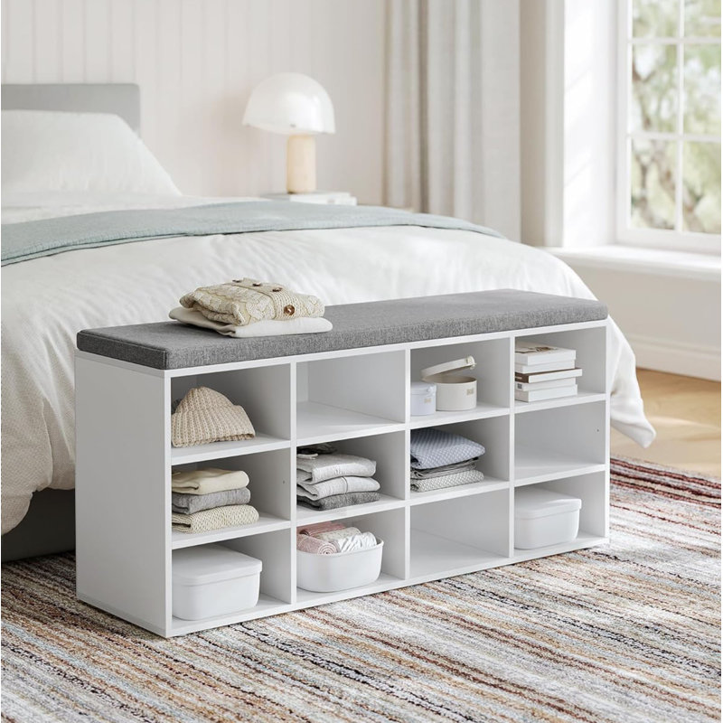 12 Pair Shoe Storage Bench