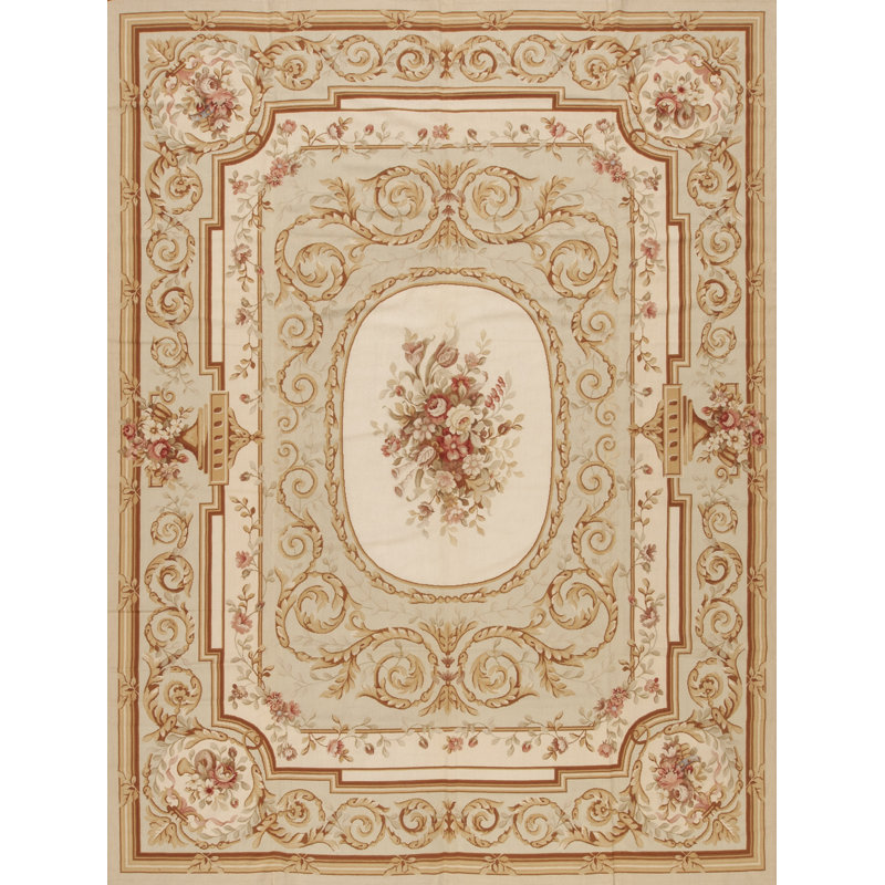 Petit Point Collection One-of-a-Kind 9.0 X 12.0 Flatweave Area Rug