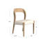 Chaise d'appoint en chêne massif H 32,5 po Hamish-1850468344
