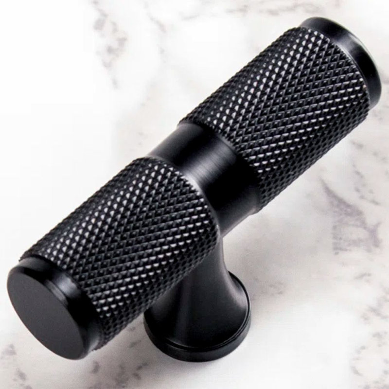 2" Length Bar Knob, Matte Black