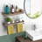 2-Piece Set Of Wall-Mounted Floating Shelves, Country-Style Wooden Wall-Mounted Storage Rack, Suitable For Bedrooms, Living Rooms, Bathrooms And Kitchens