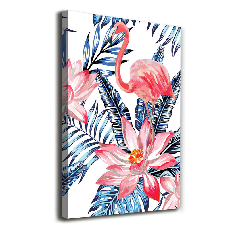 Hawaiian Flowers - Wrapped Canvas Print