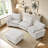 Modular L-Shape Sectional Sofa with Ottoman