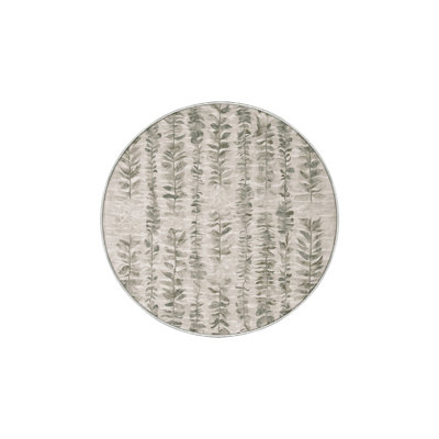 Machine Washable Beige Area Rug