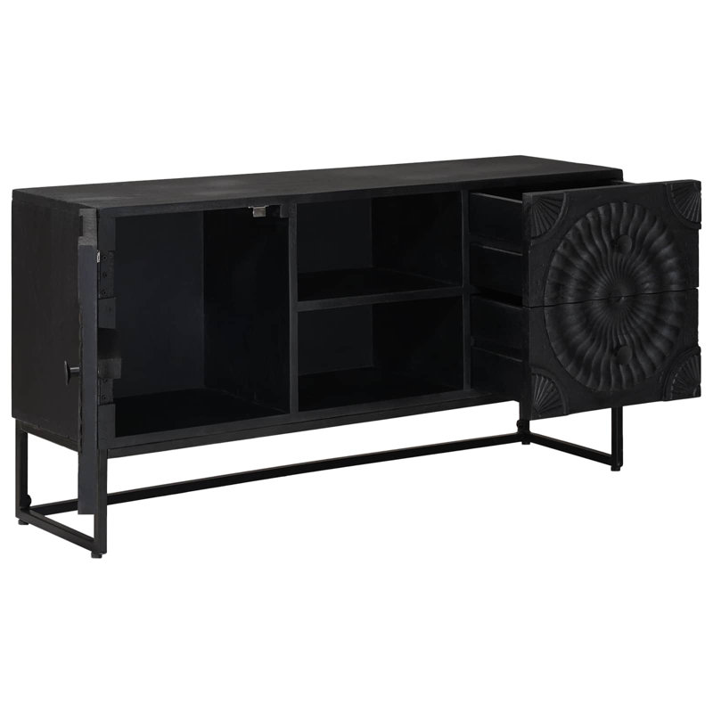 TV Stand for TVs up to 49", Black