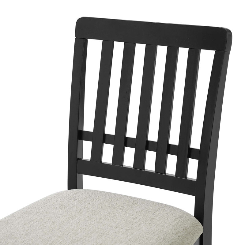 Ensemble de table de salle à manger 5 pièces, 1 table de salle à manger pliante en bois et 4 chaises rembourrées pour petits appartements et salles à manger
