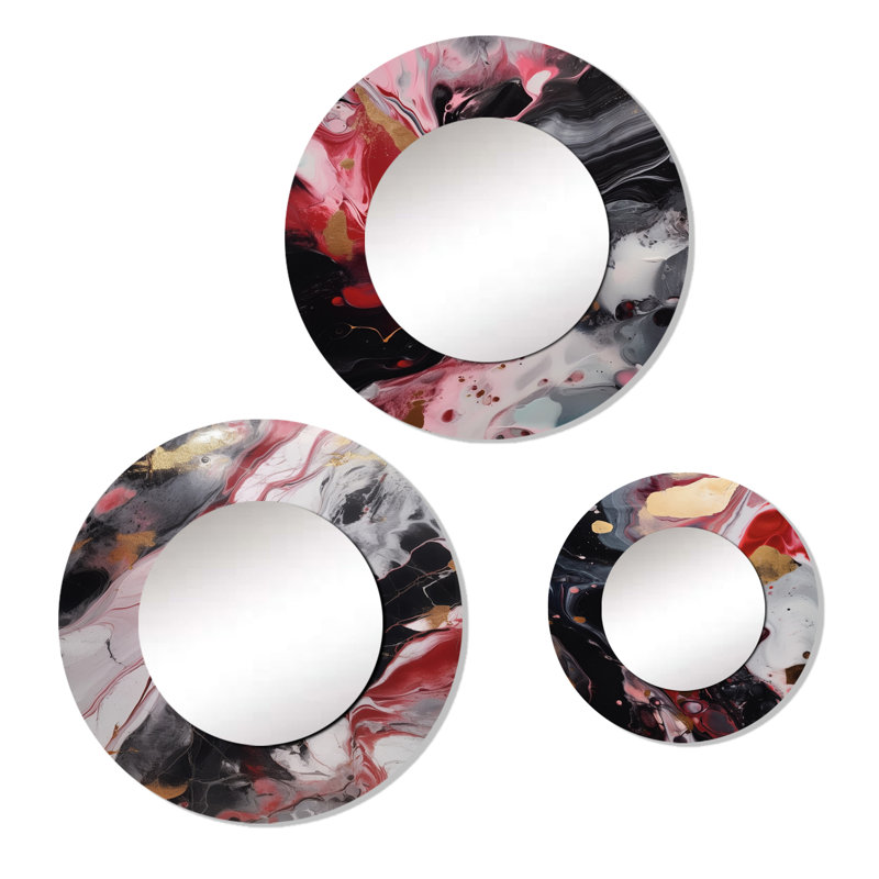 Hurairah Metal Round Mirror