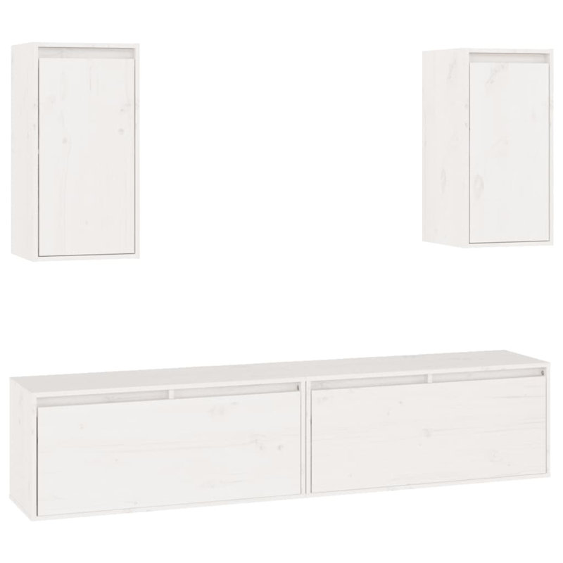 Gerboth Unfinished Entertainment Centre, White